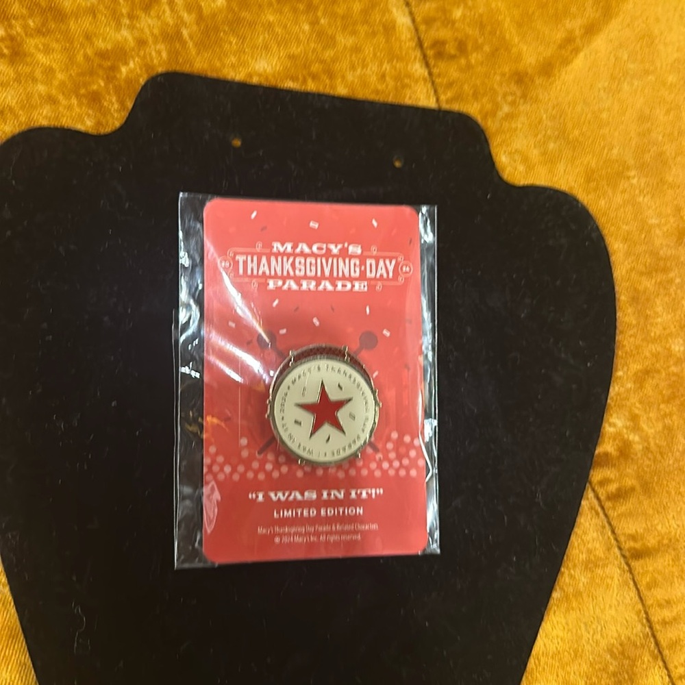 Macy's Thanksgiving Day Parade Participant Pin 2024